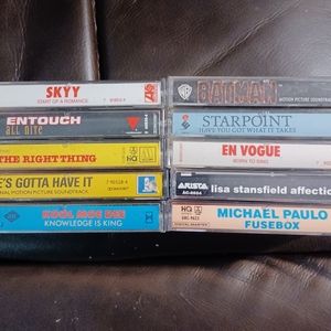 Lot of 10 cassette tapes